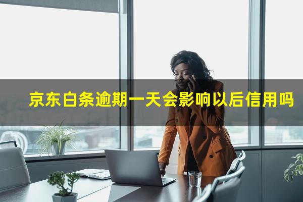 京东白条逾期了一天影响信用吗 京东白条逾期一天会影响以后信用吗