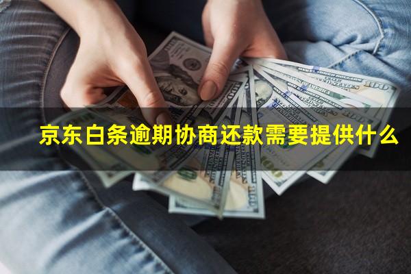京东白条逾期如何协商还款 京东白条逾期协商还款需要提供什么