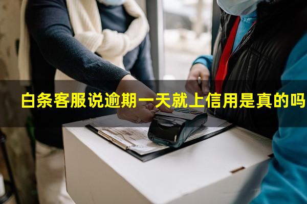 白条客服说逾期一天就上信用是真的吗 白条客服说逾期一天就上信用是真的吗吗
