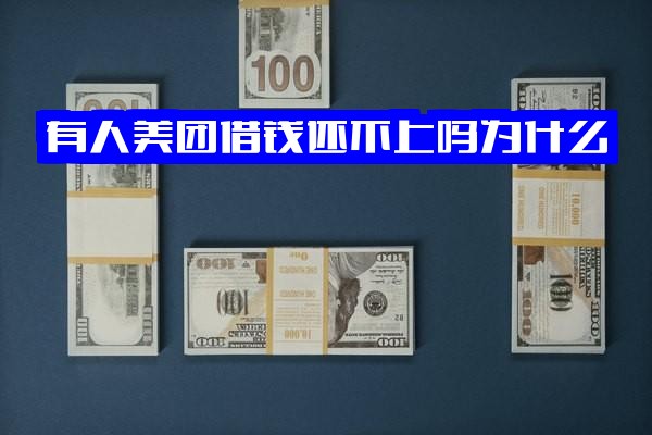 ="美团借钱可靠吗？有人美团借钱还不上/还不了款的原因是什么？在美团借钱不还会怎么办？"