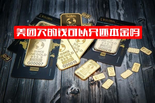美团欠的钱可以只还本金吗？不还会怎么样？会上征信吗？