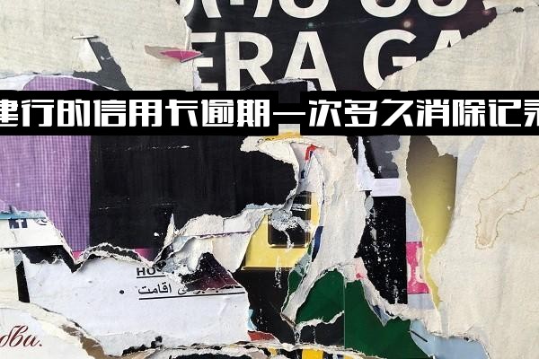 建设银行信用卡逾期一次多久消除记录？影响及应对策略全面解析