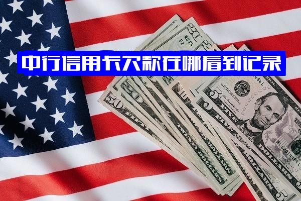 如何查询中行信用卡欠款记录及剩余应还总额