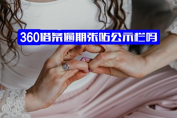 ="360借条逾期：是否会被张贴公示？真实经历、关键信息及<a