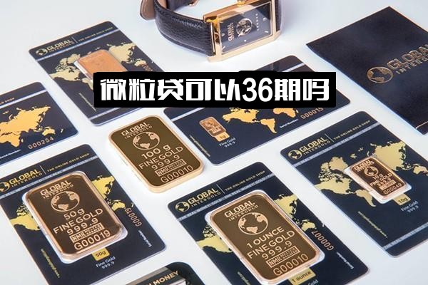 ="微粒贷分期期限详解：可以36期吗？贷多少期？最长分几期？贷多少天？"
