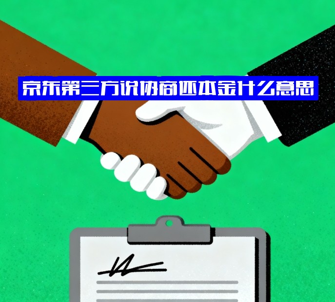 京东金融协商还款全指南：第三方协商还本金含义、证明材料提供、减免申请流程详解