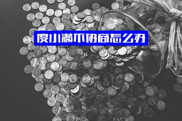 度小满还不上无法协商怎么办？如何有效申请延期还款方案？