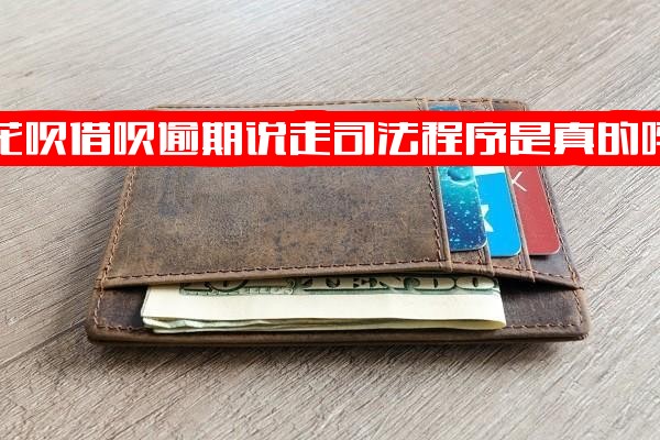 花呗借呗逾期后说走司法程序是真的吗？支付宝花呗借呗逾期会被起诉立案到本地市公安局吗？会发律师函吗？被起诉者亲述经历，法院如何判决