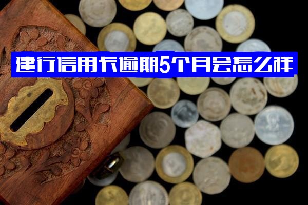 建行信用卡逾期5个月会怎么样？5000元逾期多久会被起诉？长期逾期五年又将面临什么？