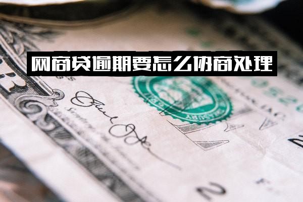 网商贷逾期怎么办？有效协商处理指南：协调分期与延期还款方案