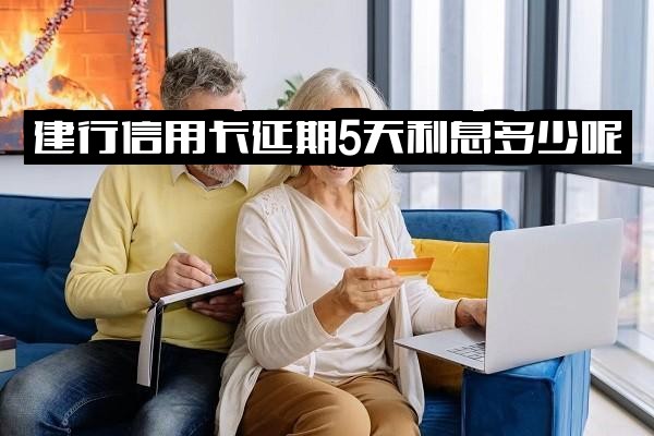 建行信用卡延期5天利息计算及5天宽限期详解指南