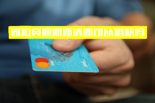 ="微粒贷逾期还清后还可以借款吗？逾期还完后怎么能借款？逾期还了可以恢复额度？"