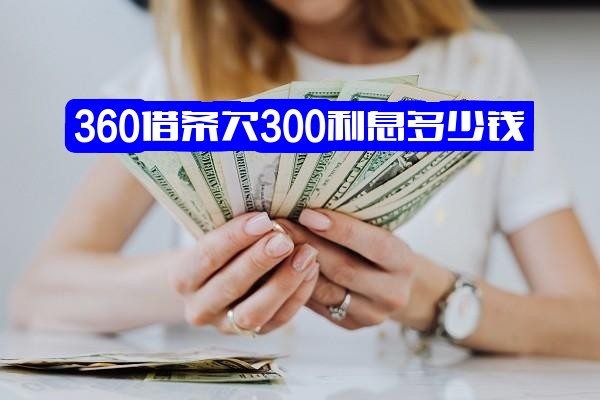 360借条借款300/3600/3500全面利息计算及欠300利息详解