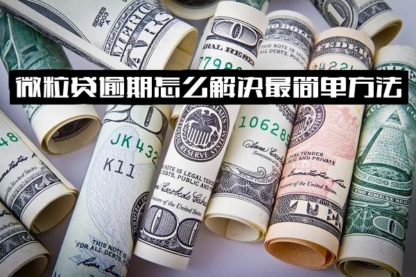 微粒贷逾期最简单解决方法及严重性解析：影响、后果与借钱逾期应对