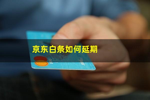 京东白条如何延期