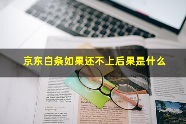 京东白条如果还不上后果是什么