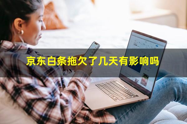 京东白条拖欠了几天有影响吗