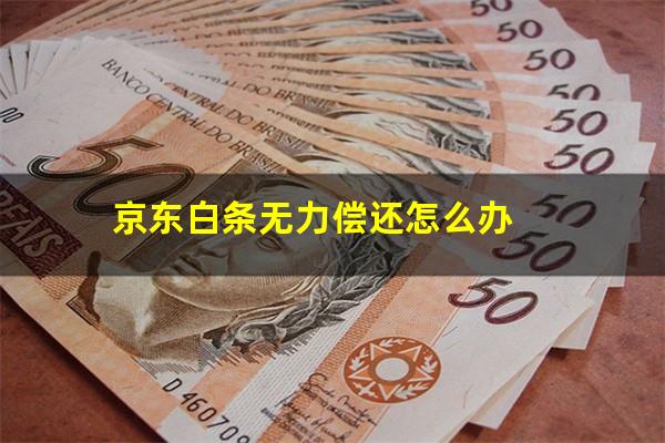 京东白条无力偿还怎么办