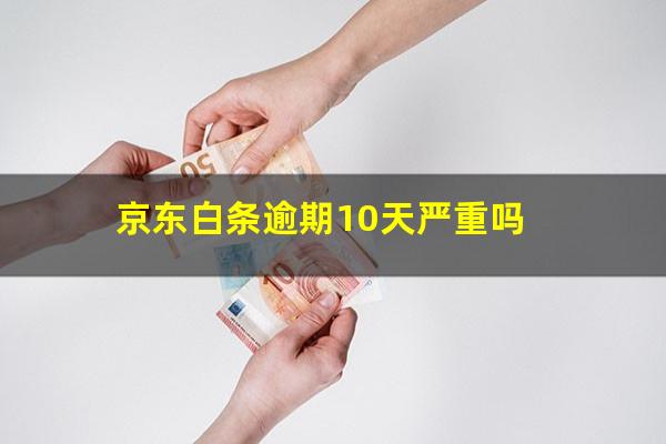 京东白条逾期10天严重吗