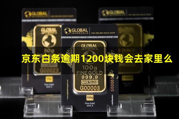 京东白条逾期1200块钱会去家里么