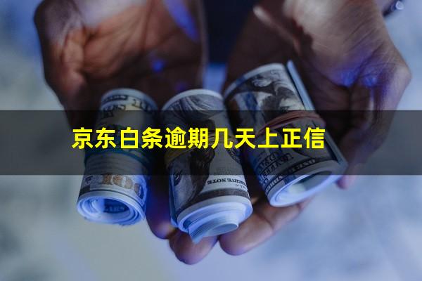 京东白条逾期几天上正信