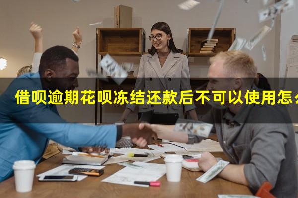 借呗逾期花呗冻结还款后不可以使用怎么办