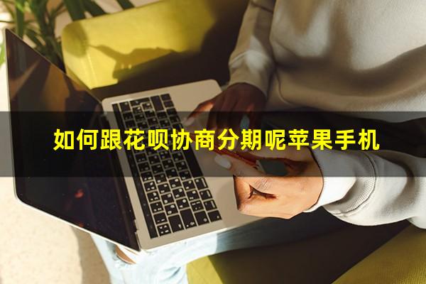 如何跟花呗协商分期呢苹果手机