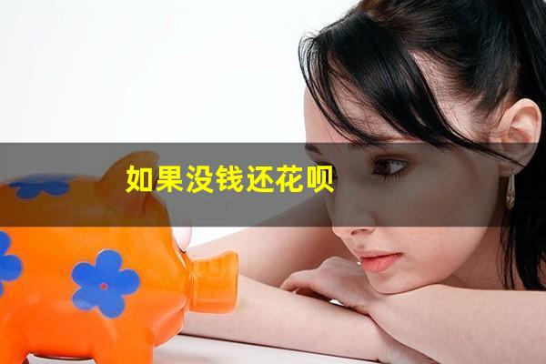 如果没钱还花呗