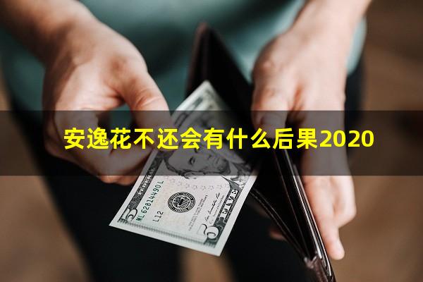 安逸花不还会有什么后果2020