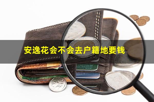 安逸花会不会去户籍地要钱