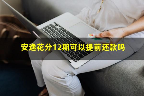安逸花分12期可以提前还款吗