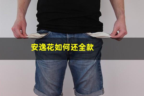 安逸花如何还全款