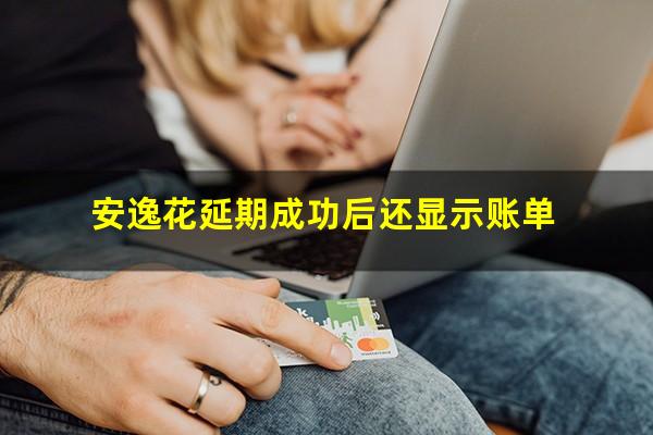 安逸花延期成功后还显示账单