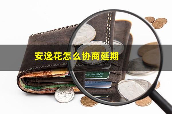 安逸花怎么协商延期