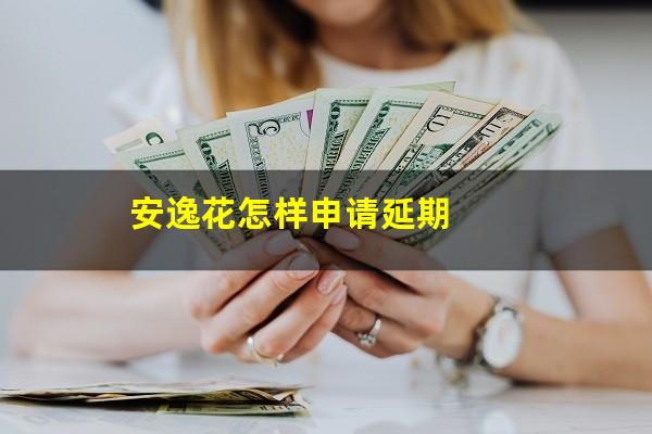 安逸花怎样申请延期