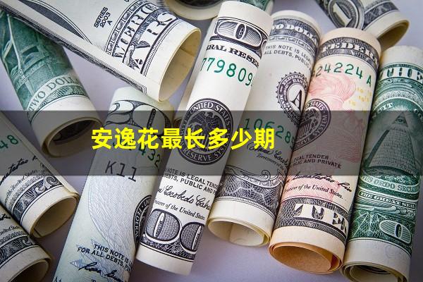 安逸花最长多少期