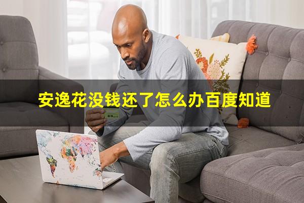 安逸花没钱还了怎么办百度知道