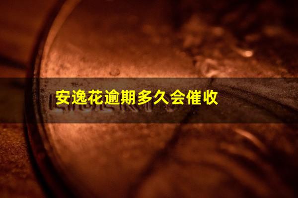 安逸花逾期多久会催收