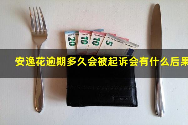安逸花逾期多久会被起诉会有什么后果