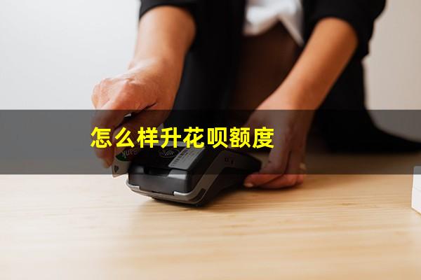 怎么样升花呗额度