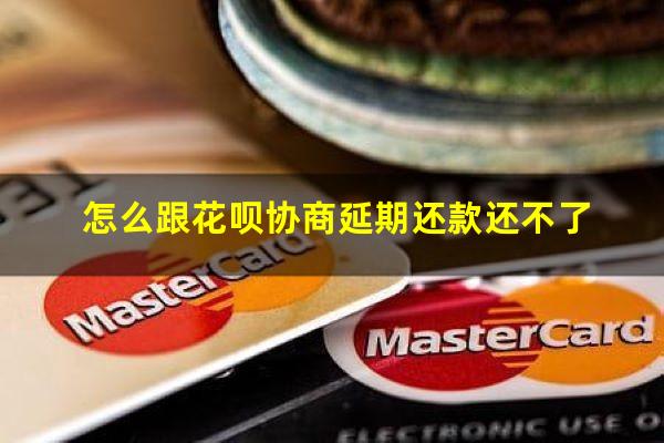 怎么跟花呗协商延期还款还不了