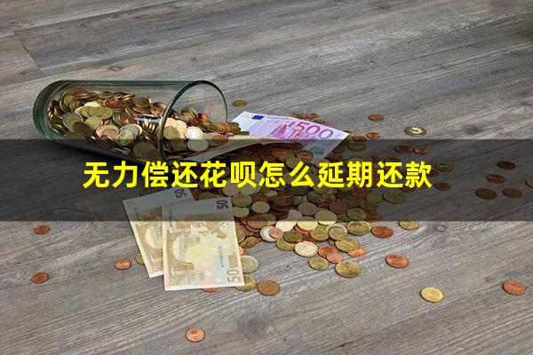 无力偿还花呗怎么延期还款