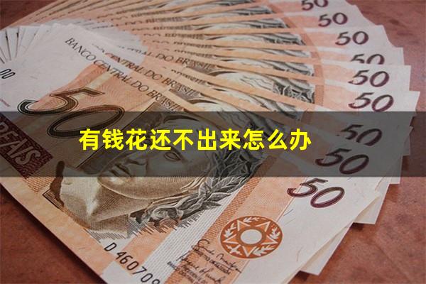 有钱花还不出来怎么办