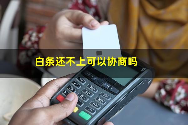 白条还不上可以协商吗