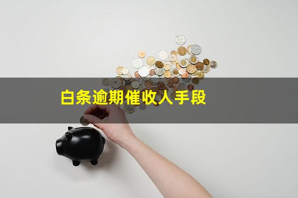 白条逾期催收人手段