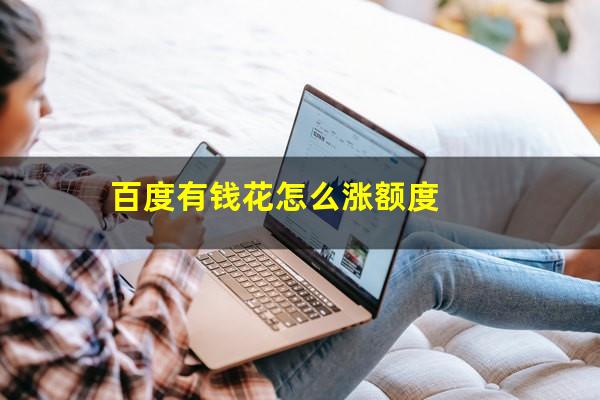 百度有钱花怎么涨额度