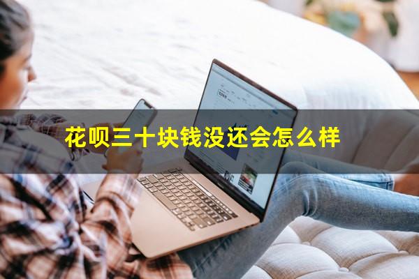 花呗三十块钱没还会怎么样