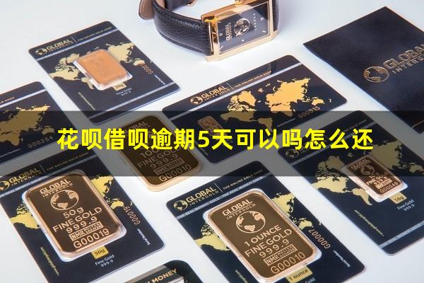 花呗借呗逾期5天可以吗怎么还