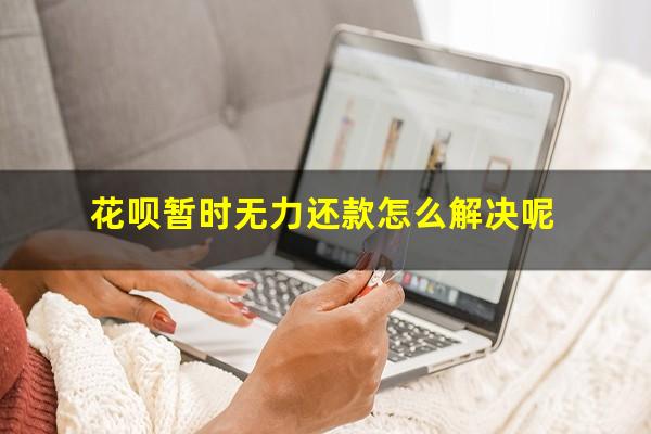 花呗暂时无力还款怎么解决呢