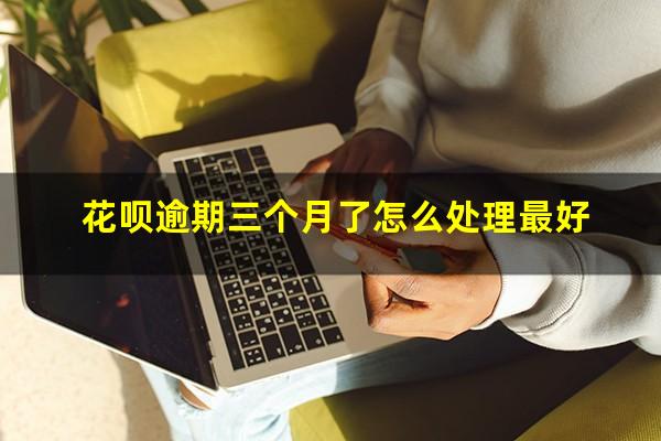 花呗逾期三个月了怎么处理最好